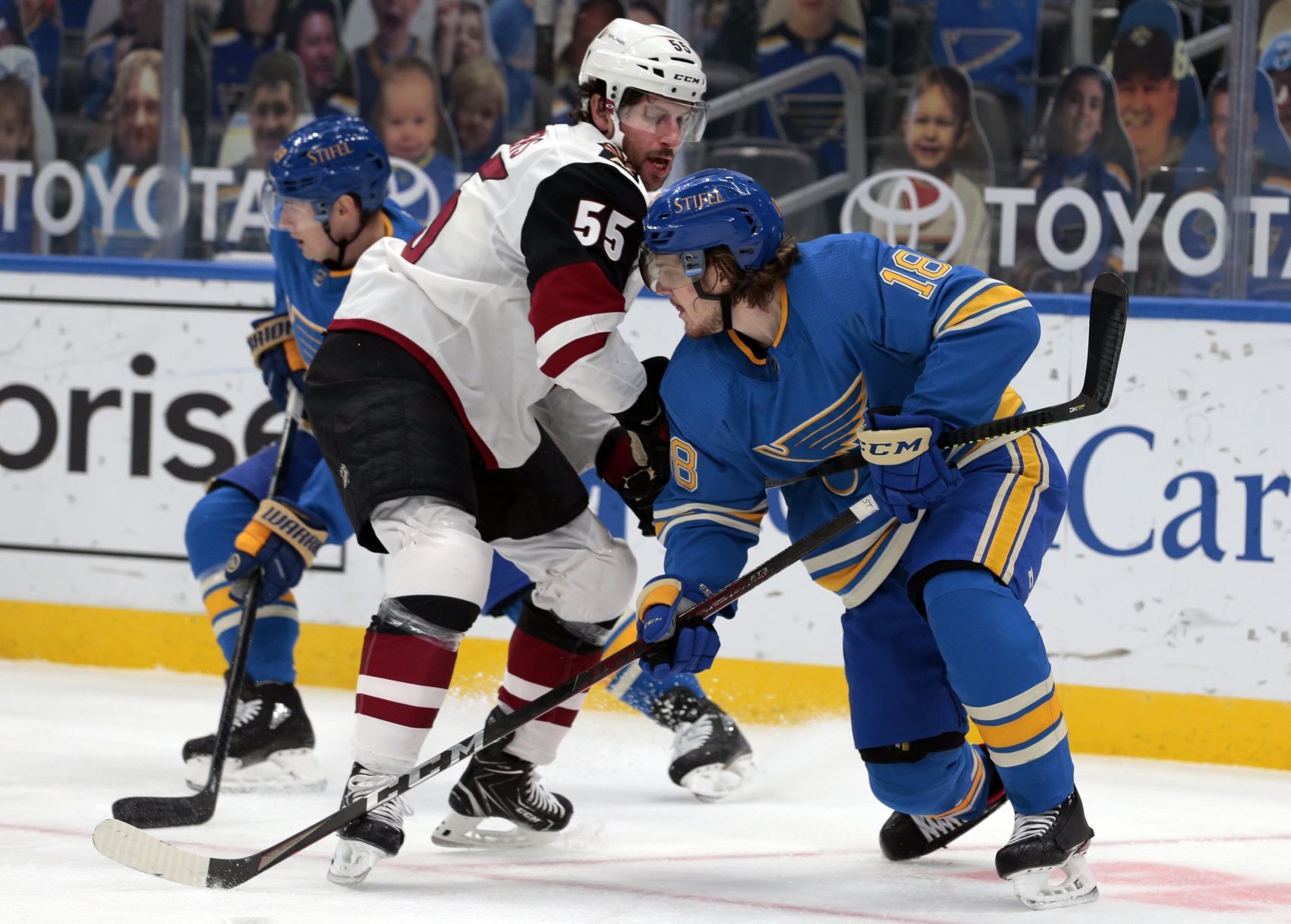 Blues host Coyotes at Enterprise
